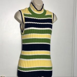 Jones New York Carol Brady Bunch sweater sz s